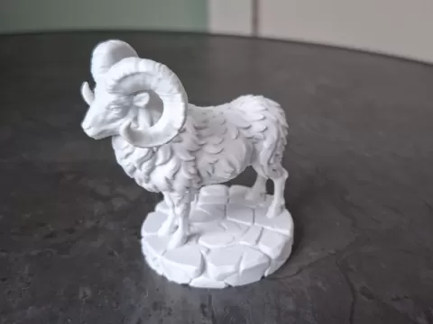 Ram Miniature Figurine