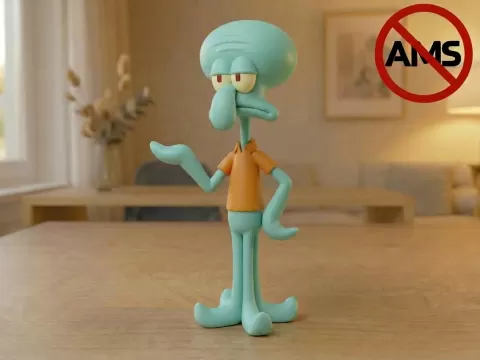 Squidward – Figurine (AMS + No AMS Versions)