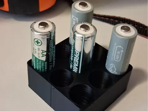 Caja para pilas