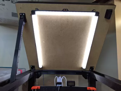 LED diffuser bar for Lack Enclosure with accessories
