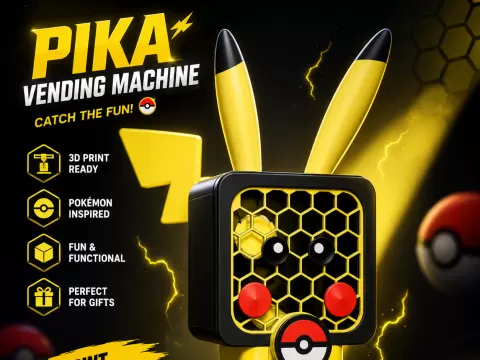 Pikachu Capsule Vending Machine
