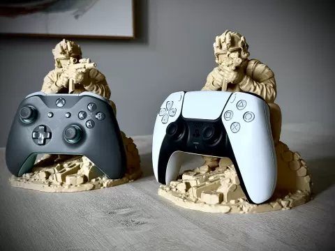 Special Ops Soldier Game Controller Stand-xbox/ps5