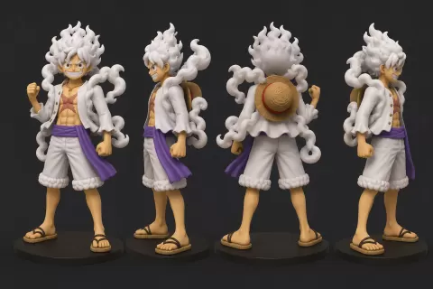 Luffy Gear five figurine