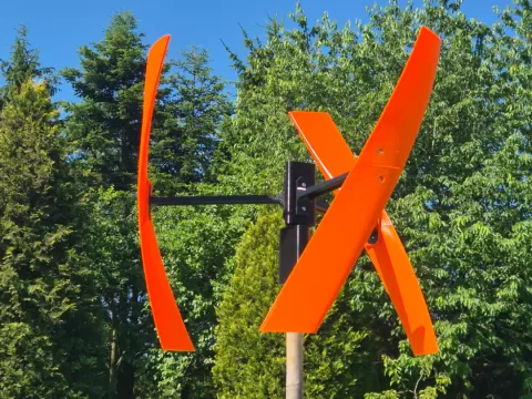 Helical Vertical Axis Wind Turbine 360mm B height