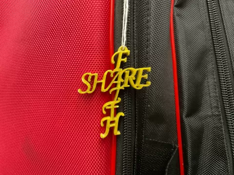 Share Your Faith Cross Keychain