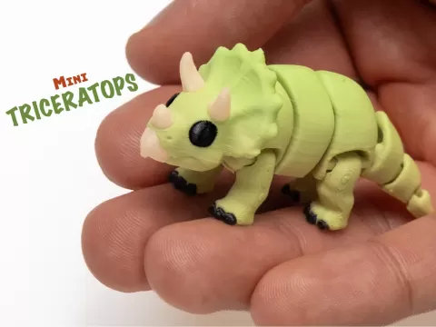 Articulated Triceratops Flexi