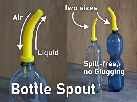 Watering Spout for PET Bottles with Vent