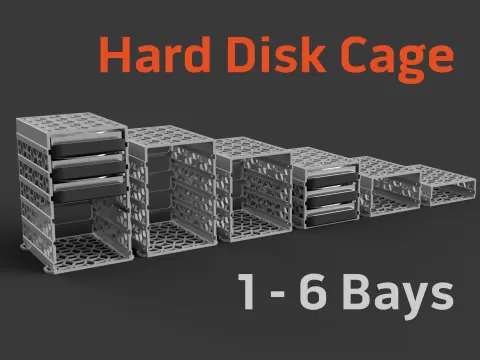HDD Cage | 1 - 6 Bays