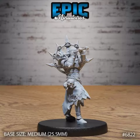 All-Seeing Knight Stance / Astral Warrior / Lovecraftian Fighter / Humanoid Beast / Cosmic Horror Entity / Mutated Abyss Brute Encounter by Epic-Miniatures