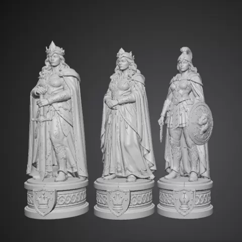 Amazon Chess Set – 3 by Zuzu3D