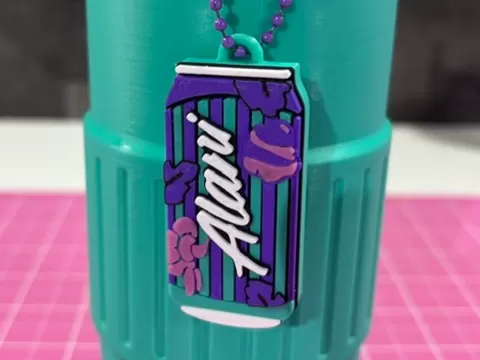 Purple Cotton Candy Soda Can Opener