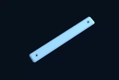 Custom Flat Mounting Plate — Countersunk Holes, Rounded Edges (Parametric)