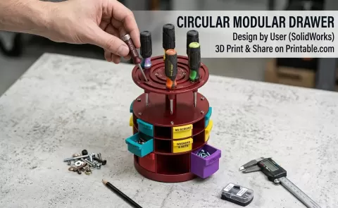 Circular Modular Drawer