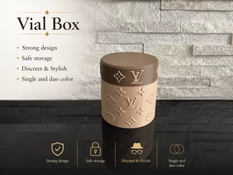 Louis Vuitton Vial Storage Box Container LV