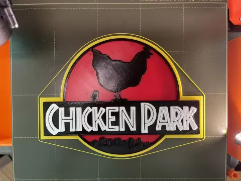 Chicken Park multicolor