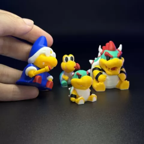 Bowser Team Mini Figures