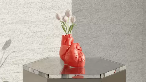 Anatomical Heart - Vase (Decoration)
