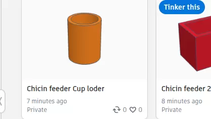 Chick feeder