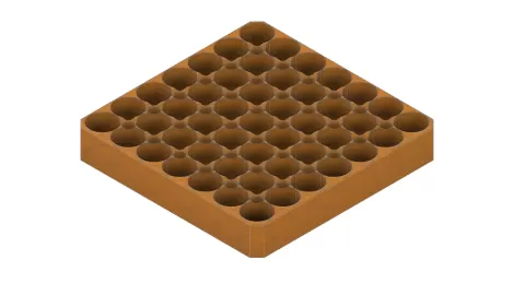 7x7 Silly Shell Stacker with Dart Storage