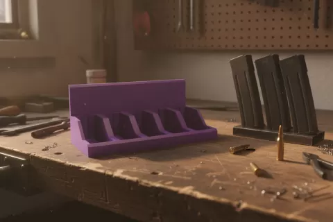 .308 Magazine Organizer for Honeycomb Storage Wall