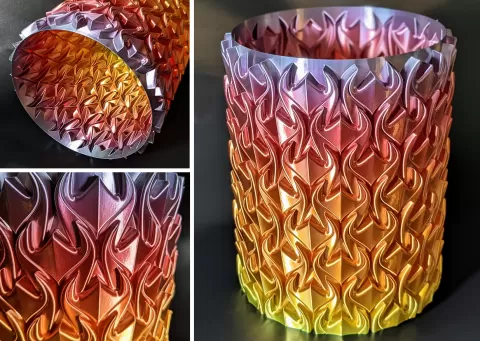 Fire Dragon Scale Vase