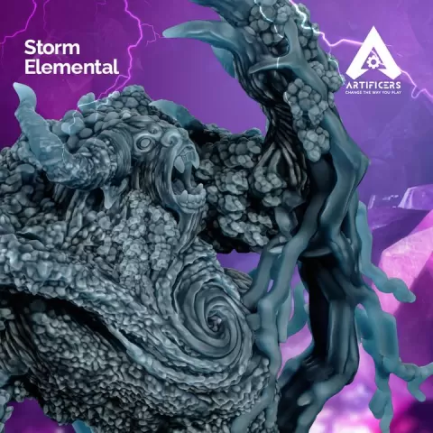 Storm Elemental by Artificers_Mini