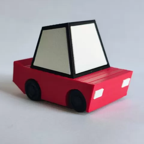 Low Poly Stylized Toy Car