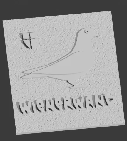 wiener wand plaque