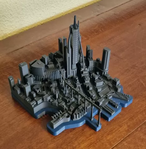 Sci-Fi Docks/Industrial city/Factory Diorama