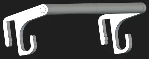 Radiator towel hanger with hooks