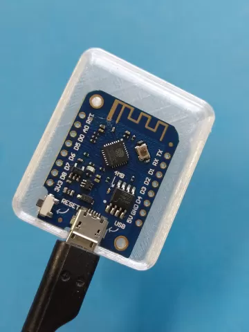 Simple box for naked board Wemos D1 mini