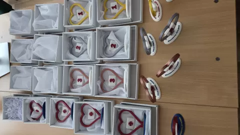 Awards for the first aid competition