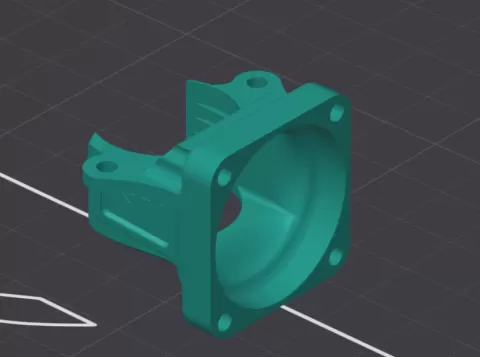 VzBot Goliath Hotend Fan Shroud 3010