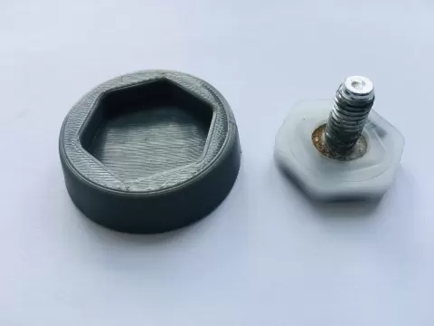 Anti-Vibration Washing Machine Foot Damper (Fits INDESIT OMTWE 81283 WK EU)