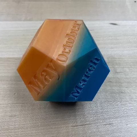 Months Die Block by Andrew Gardner