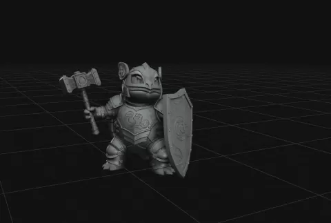 squirtle-warrior.stl