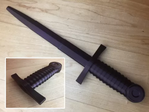 COLLAPSING DAGGER (PRINT IN PLACE)