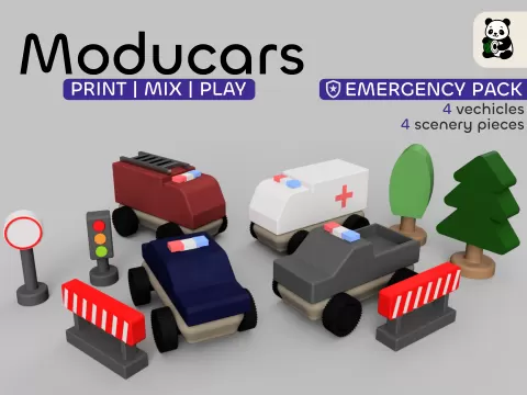 Emergency Pack | ModuCars - modular toys