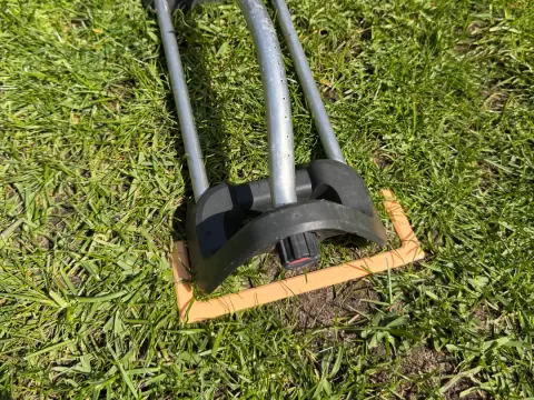 Rasensprinkler Positionsmarkierung