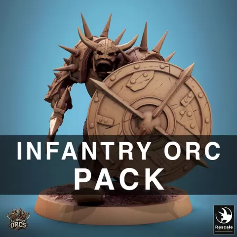 Pack Infantry Orc by Rescale Miniatures