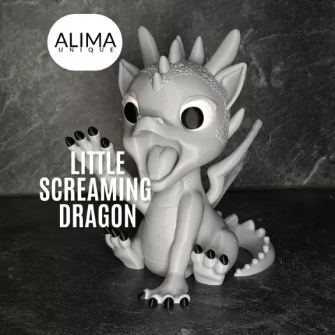 Little screaming Dragon by ALIMA DESIGNS