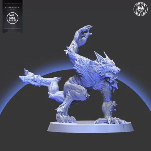 Wild werewolf by Imp3dsion