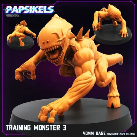 TRAINING MONSTERS by PAPSIKELS MINIATURES