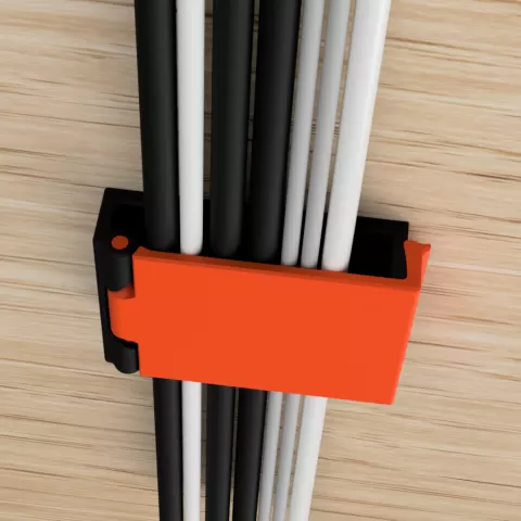 Parametric cable organizer V2 (F3d include)