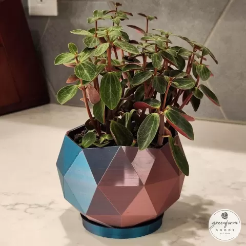 Low-Poly Geometric Planter