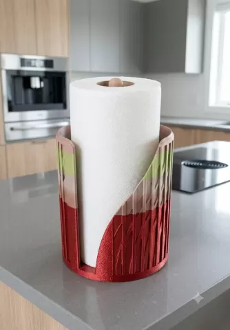 Upsilon kitchen roll holder