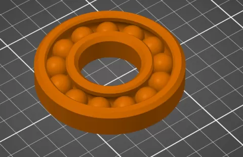 Fully Assembled Ball Bearing