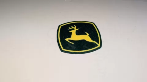 John Deere Logo Plaque