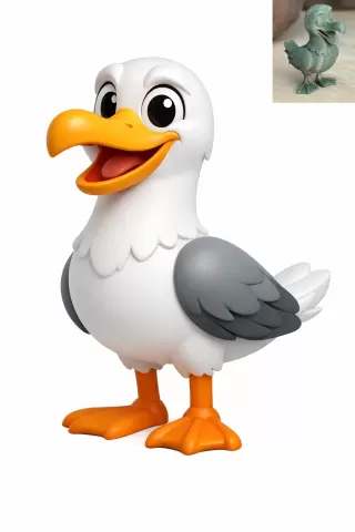 Cartoon Seagull