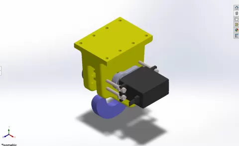 Drone Payload Release Mechanism – Servo Actuated Hook System